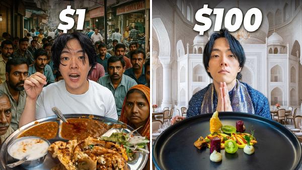 $1 VS $100 Food in India Compared!.jpg